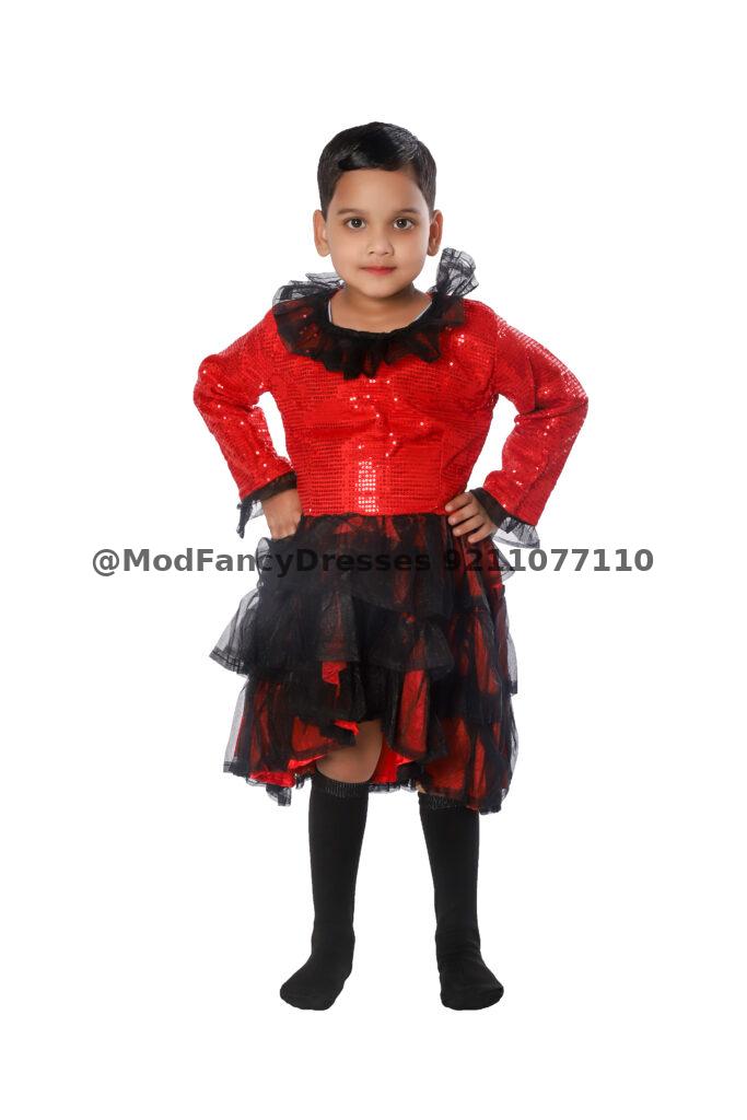 Western Frock Fancy Dress Costume Girls Thumbnail