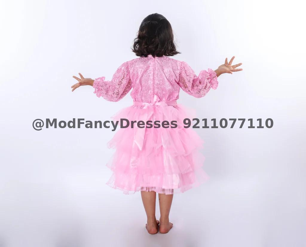 Western Frock Fancy Dress Costume Pink Thumbnail