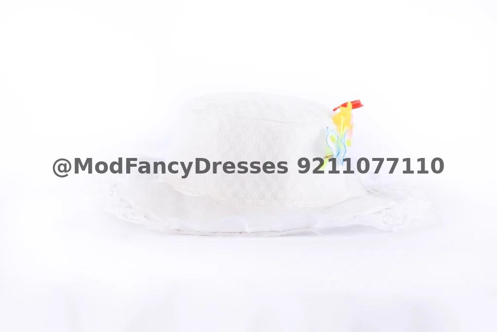 White Color Baby Cap For Kids Thumbnail