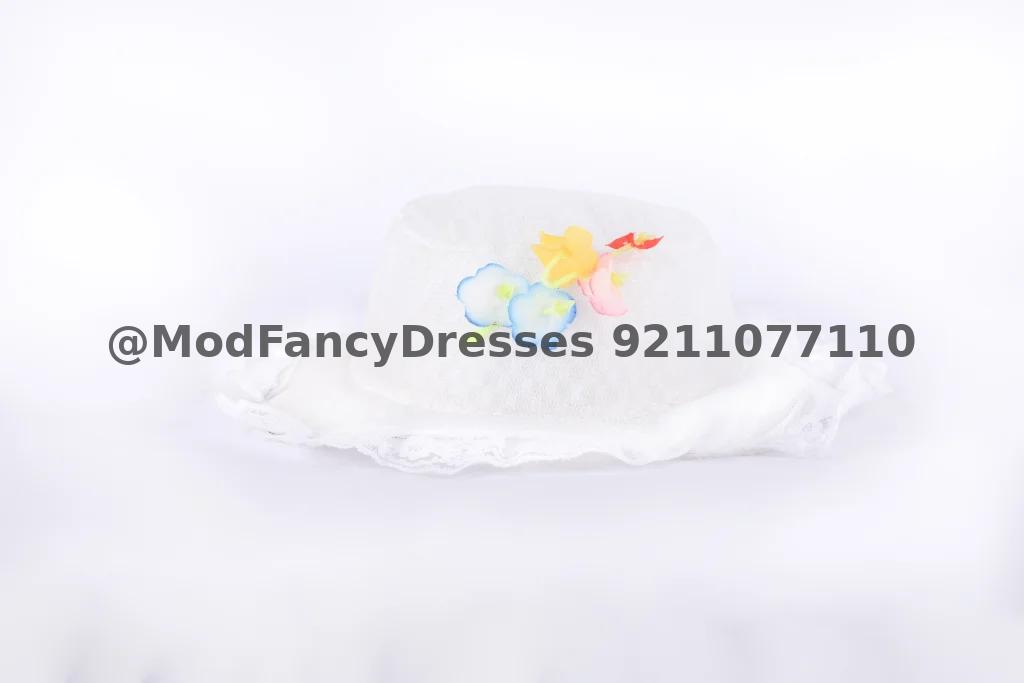 White Color Baby Cap For Kids Thumbnail